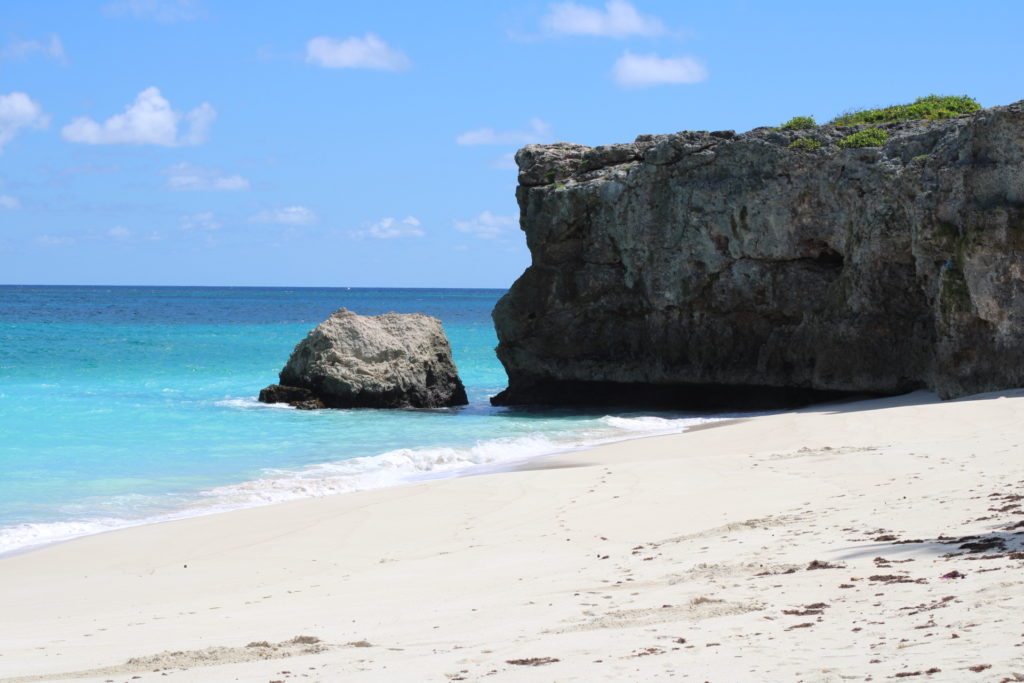 bottom bay beach cliff