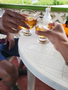 Cheers! Good bajan rum