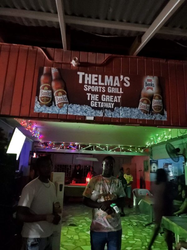 Party at Thelma’s Bar, St. Philip